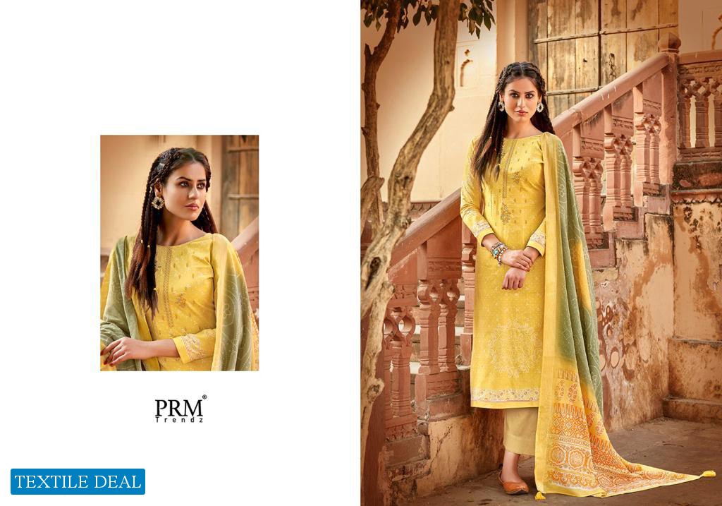 PRM Ruhnaz Wholesale Pure Lawn Cotton Dress Material