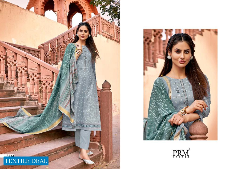 PRM Ruhnaz Wholesale Pure Lawn Cotton Dress Material