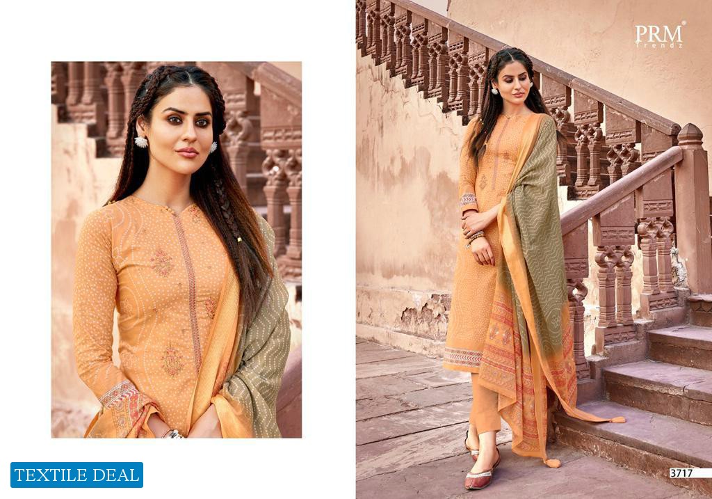 PRM Ruhnaz Wholesale Pure Lawn Cotton Dress Material