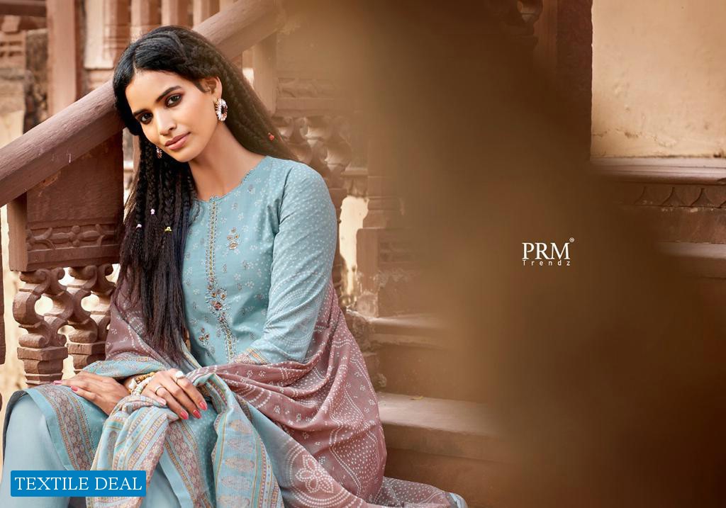 PRM Ruhnaz Wholesale Pure Lawn Cotton Dress Material