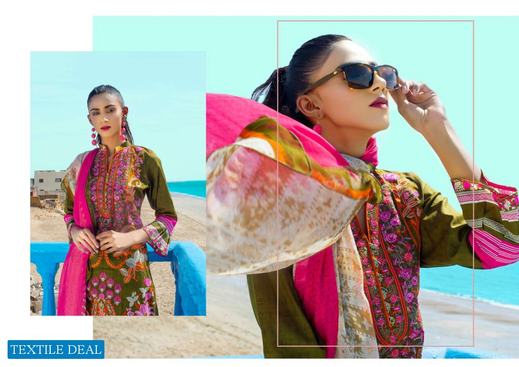 PUKHRAJ DESIGNER EMBROIDERED LAWN COLLECTION VOL-2  2020 by GM TEXTILES