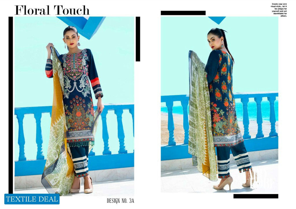 PUKHRAJ DESIGNER EMBROIDERED LAWN COLLECTION VOL-2  2020 by GM TEXTILES