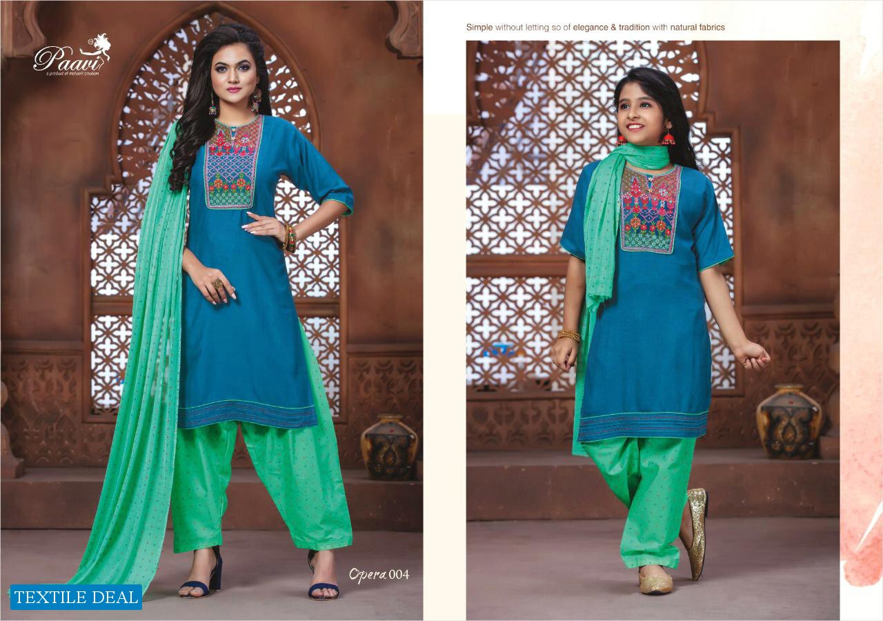 Paavi Opera Wholesale Ready Made adult And Kids Ready Made Dress