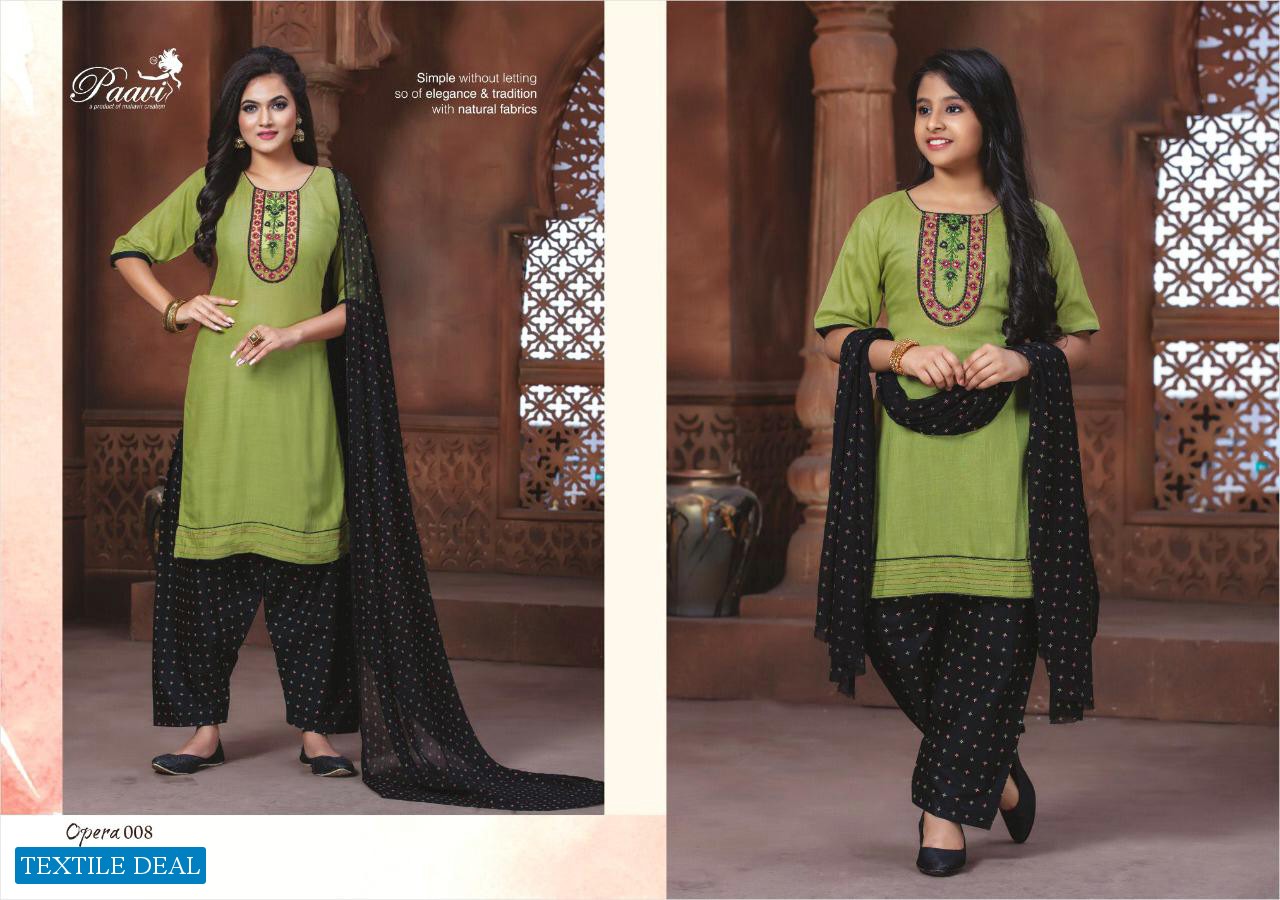 Paavi Opera Wholesale Ready Made adult And Kids Ready Made Dress