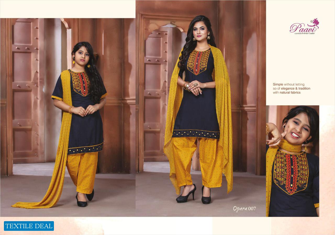 Paavi Opera Wholesale Ready Made adult And Kids Ready Made Dress