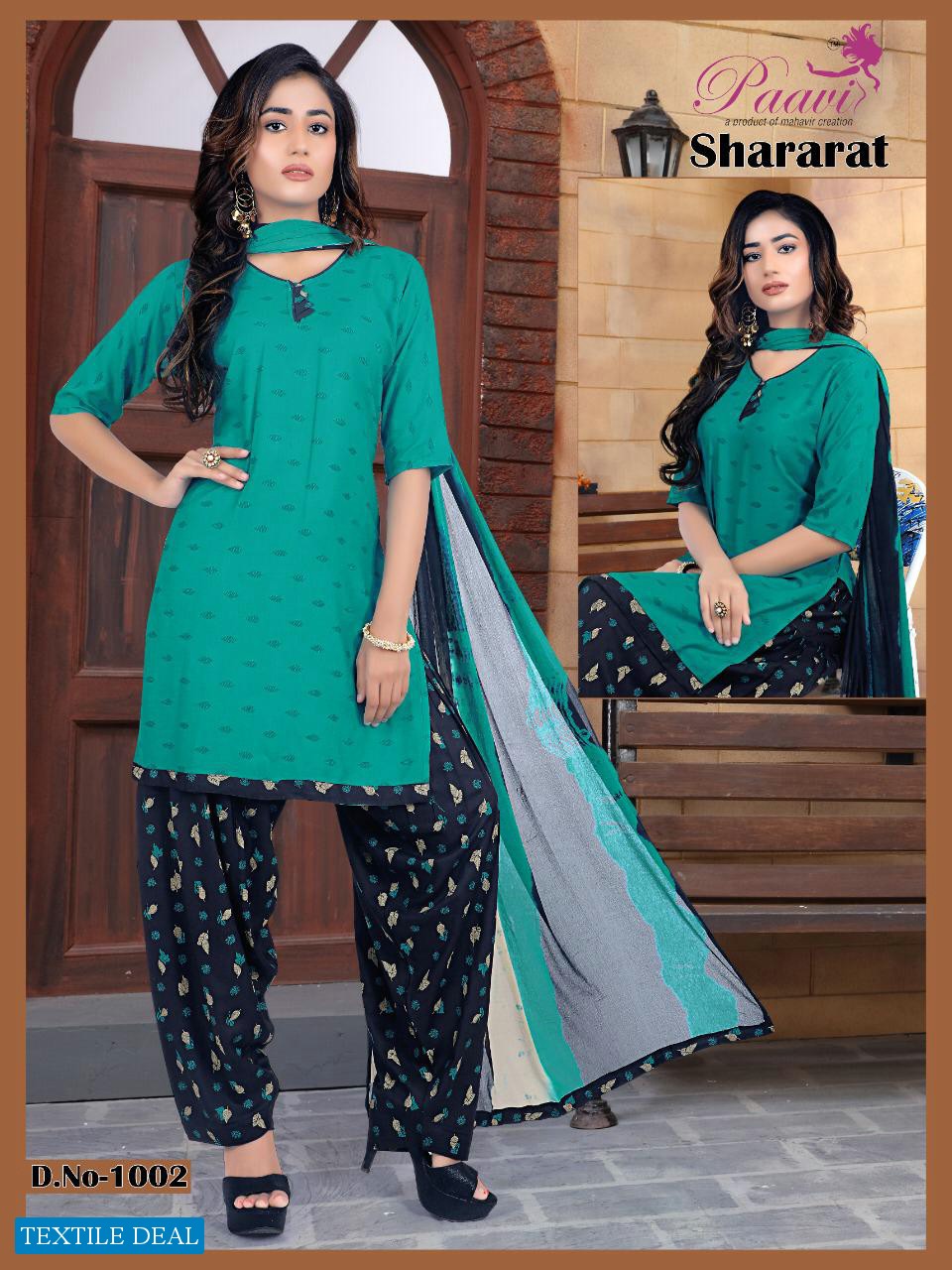Paavi Shararat Wholesale Ready Made Top And Bottom With Dupatta