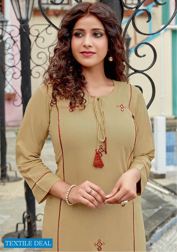 Parra Gloria Vol-1 Wholesale Long Khatli Work Kurtis