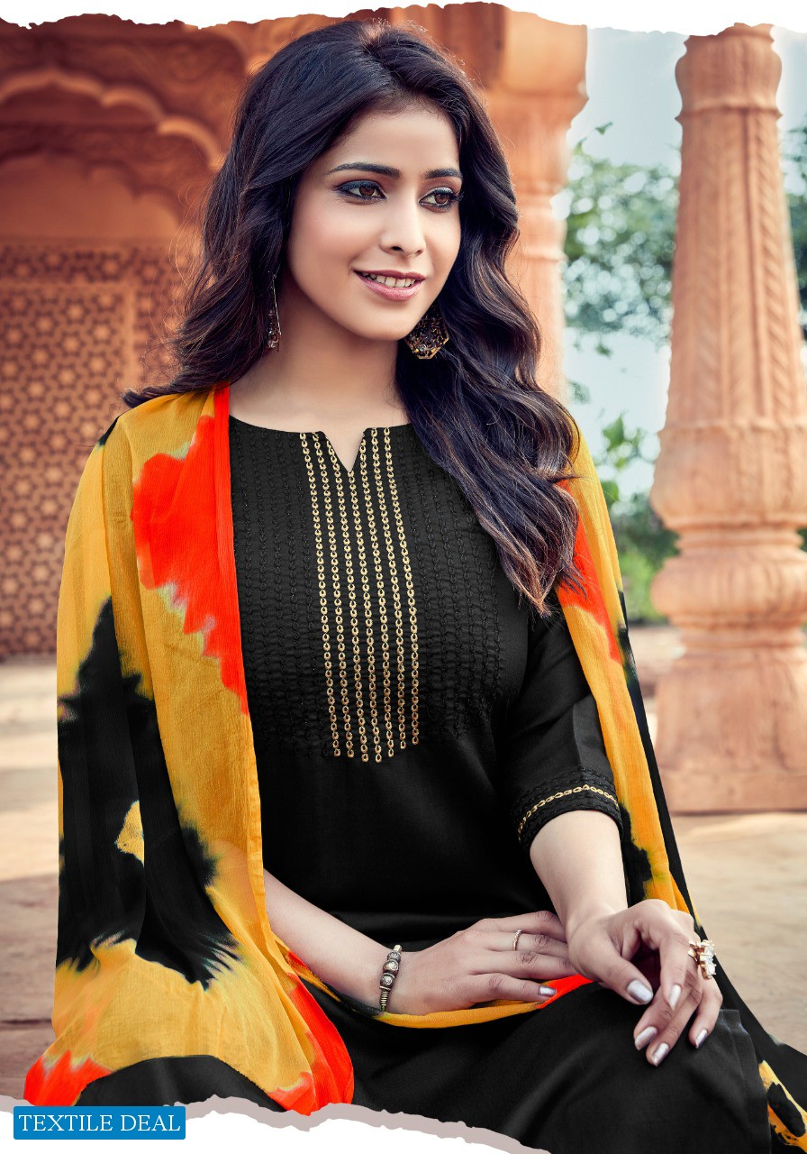 Parra Sonalika Wholesale 14 kg Reyon Kurti With Bottom And Dupatta Catalog