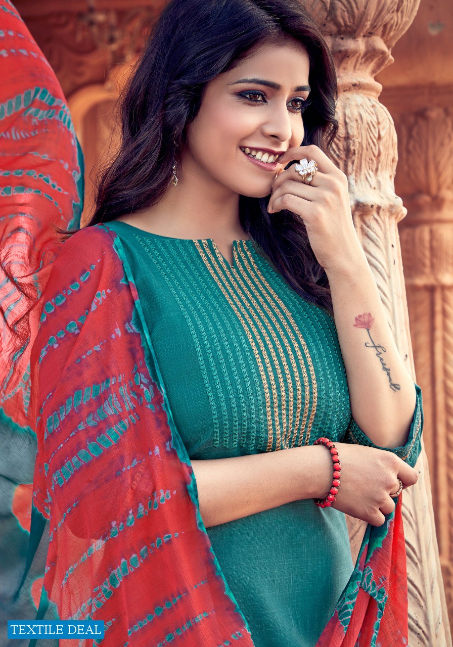 Parra Sonalika Wholesale 14 kg Reyon Kurti With Bottom And Dupatta Catalog