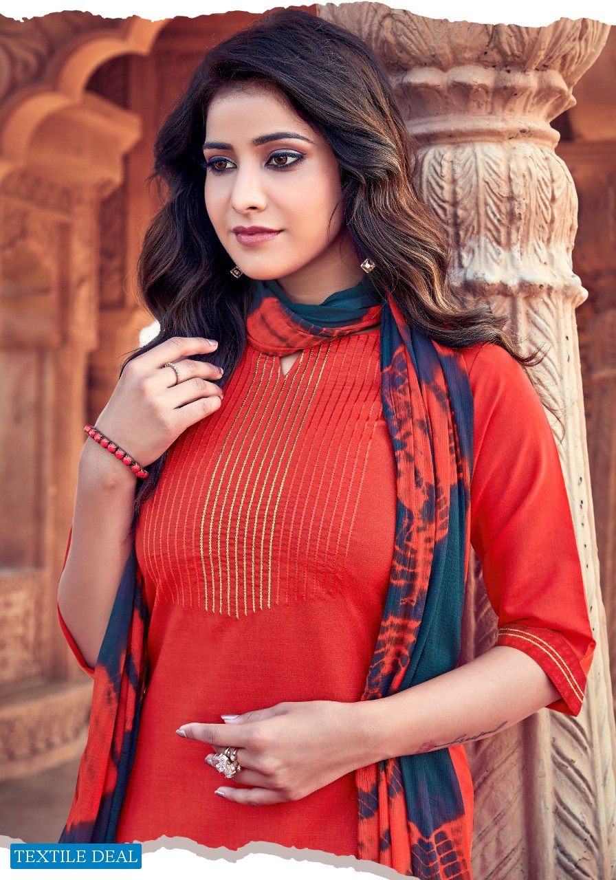 Parra Sonalika Wholesale 14 kg Reyon Kurti With Bottom And Dupatta Catalog