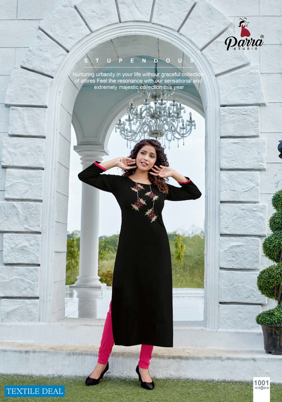 Parra rangoon Wholesale Long Kurti Catalog