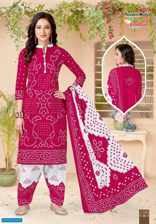 Patidar Bandhani Special Vol-27 Wholesale Printed Formal Dress Material