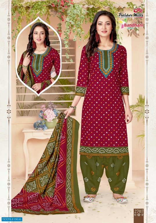 Patidar Bandhani Special Vol-27 Wholesale Printed Formal Dress Material