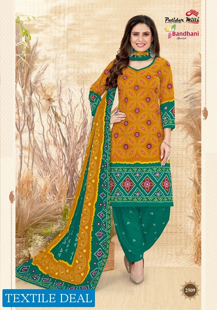 Patidar Bandhani Special vol-25 Wholesale Cotton Printed Dress Material