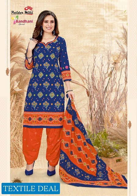 Patidar Bandhani Special vol-25 Wholesale Cotton Printed Dress Material