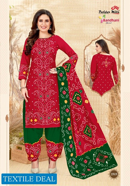Patidar Bandhani Special vol-25 Wholesale Cotton Printed Dress Material