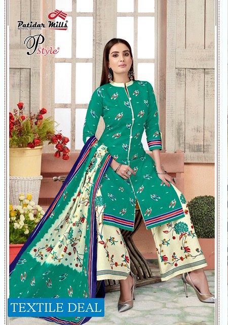 Patidar P Style Vol-40 Wholesale Printed Dress Material