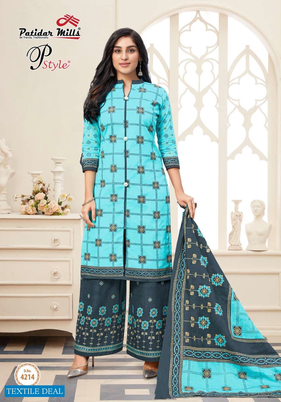 Patidar P Style Vol-42 Wholesale Printed Dress Material