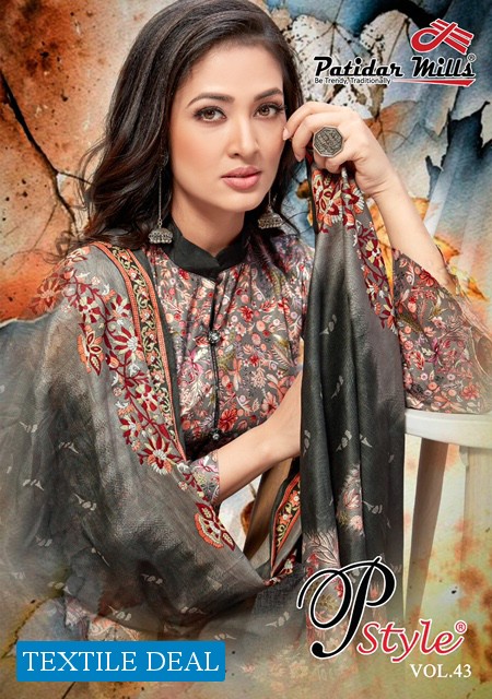 Patidar P Style Vol-43 Wholesale Printed Dress Material
