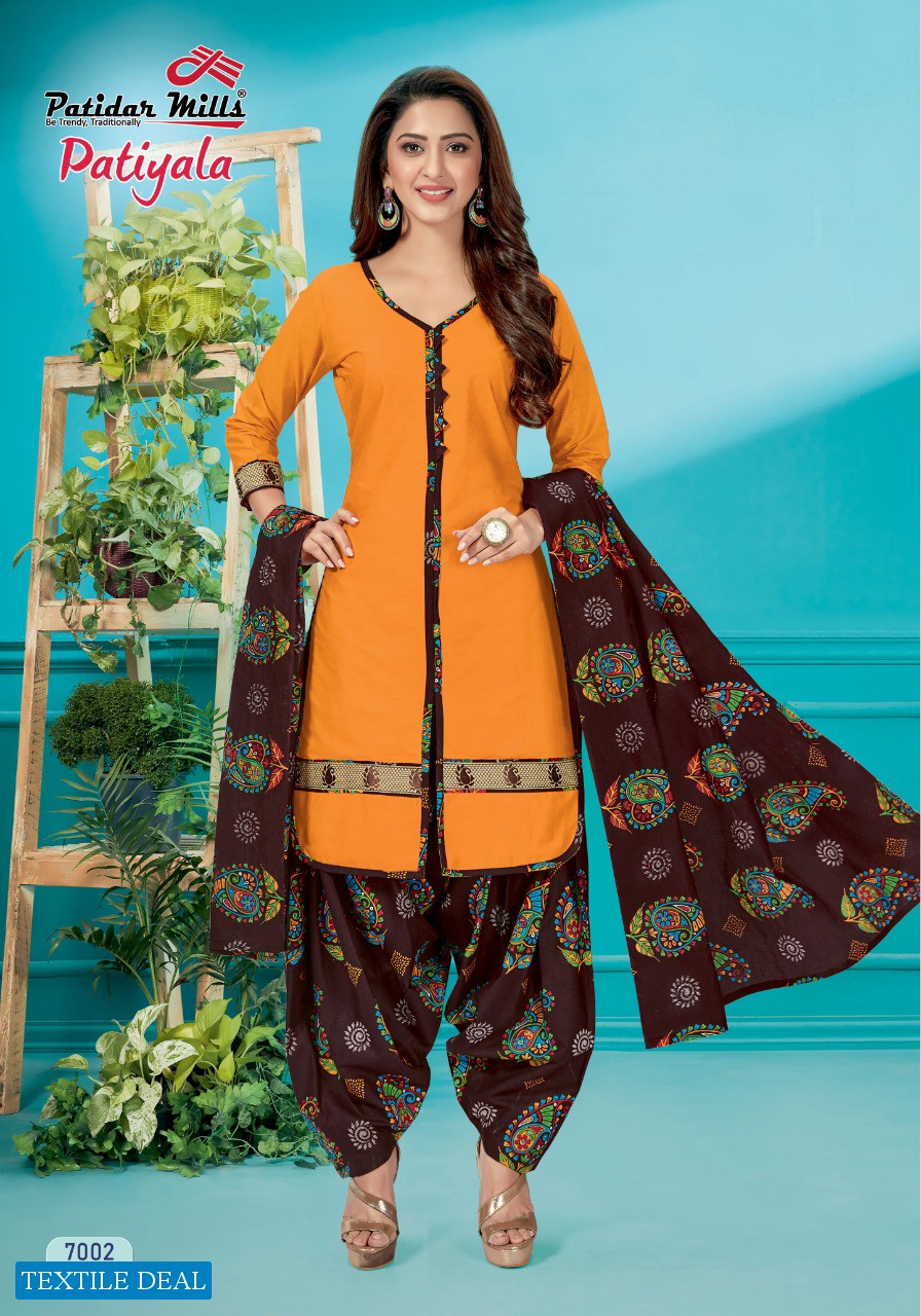 Patidar Patiyala Vol-7 Wholesale printed Dress Material