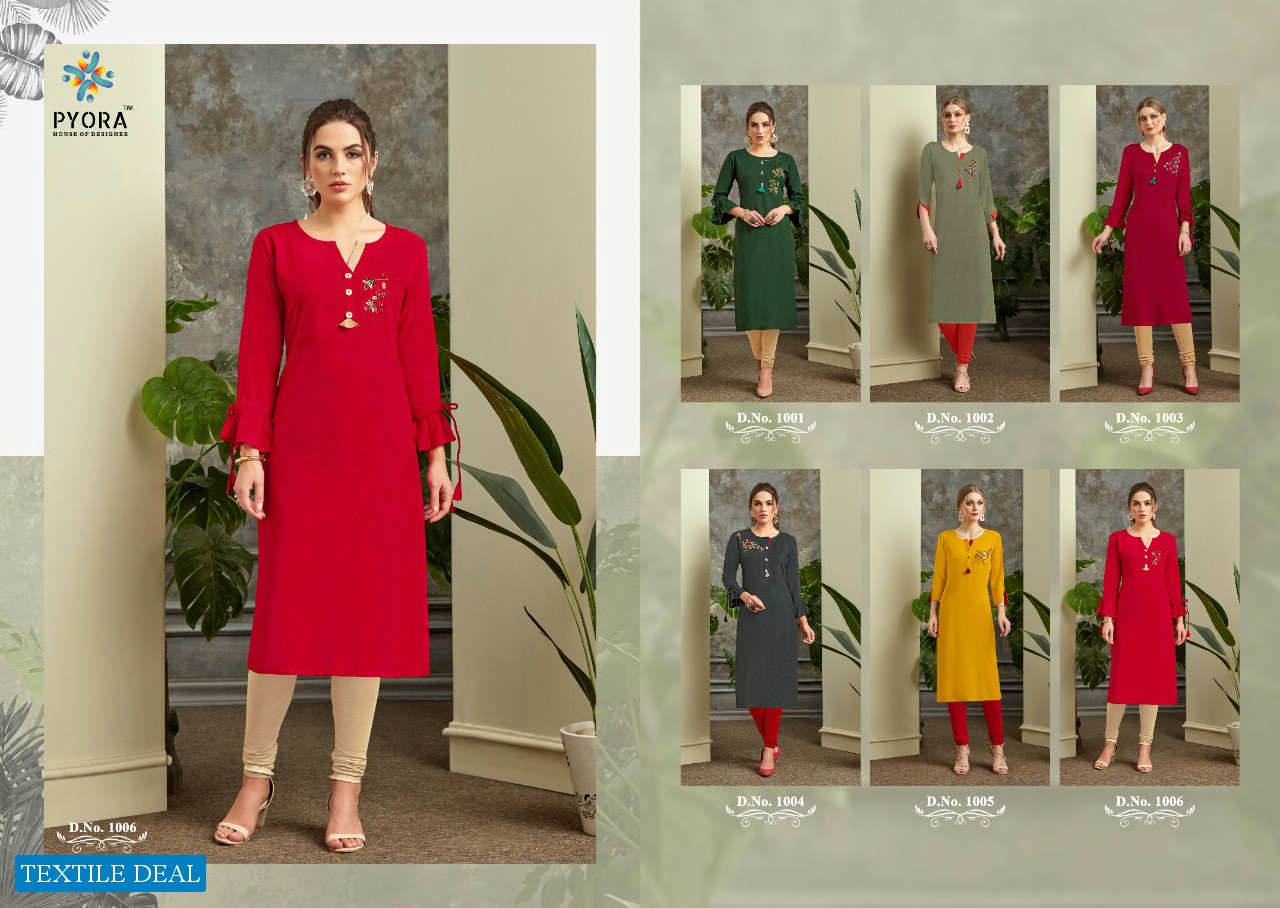 Pyora Revati Wholesale Long Kurtis
