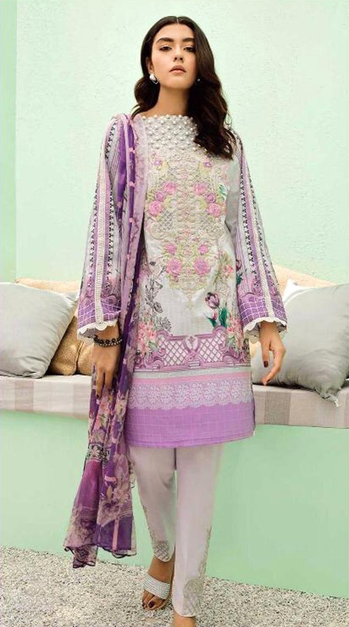 QUEEN STUDIO AL MEERA LAUNCH MARJAAN D NO 1211 LAWN PRINTED EXCLUSIVE SALWAR SUITS