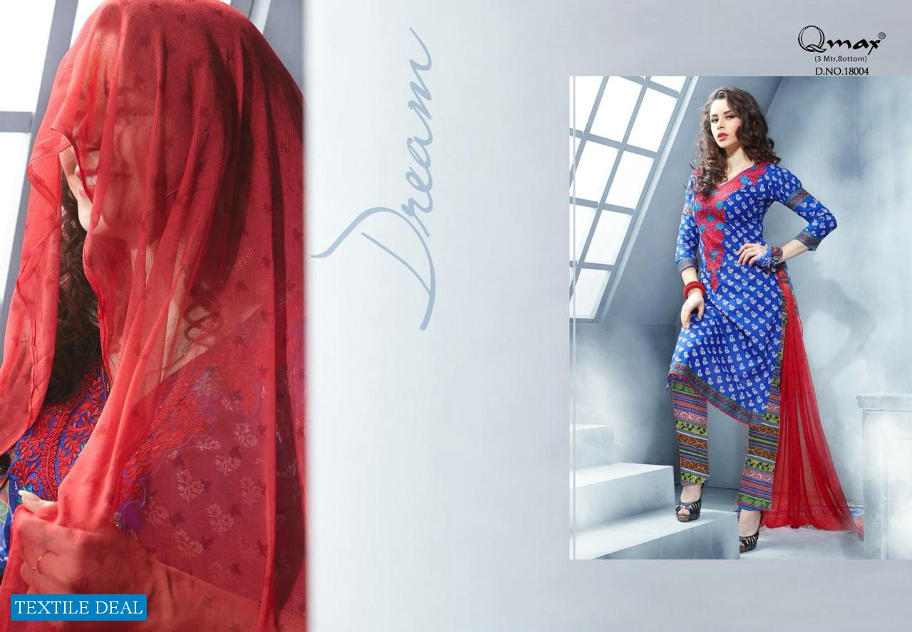 Qmax Cherry Blossom Special offer Printed Dress Material