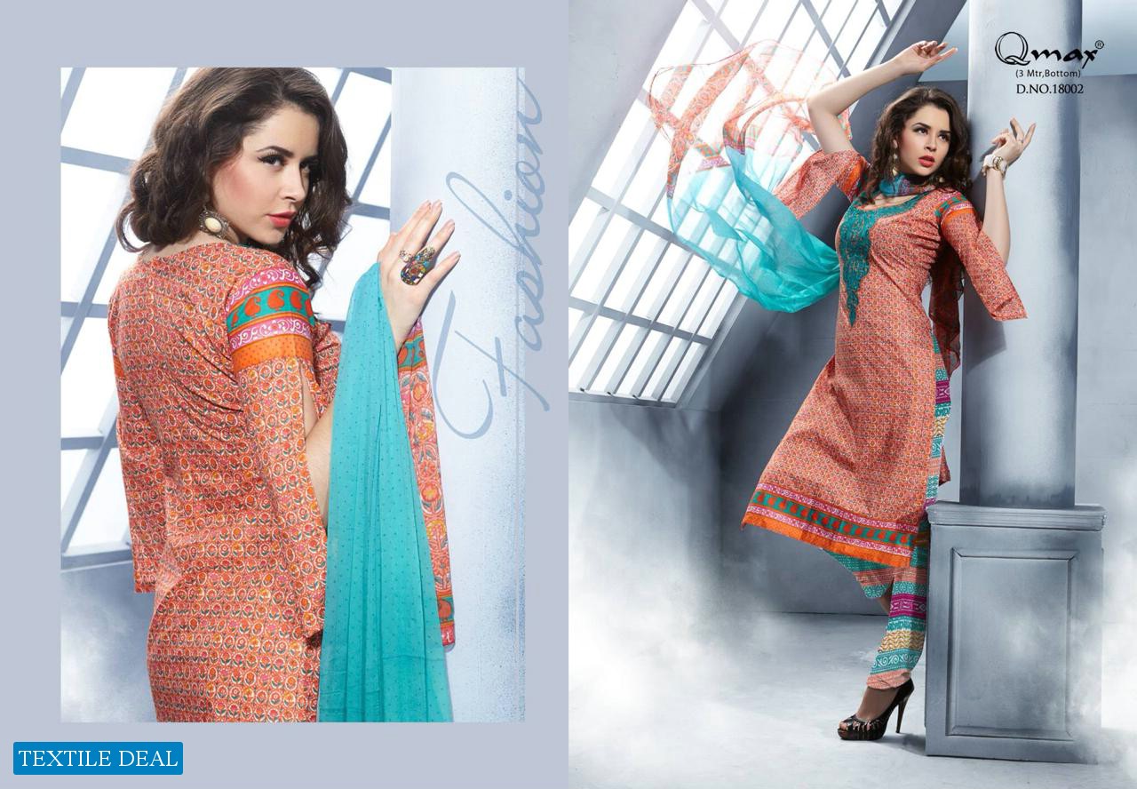 Qmax Cherry Blossom Special offer Printed Dress Material