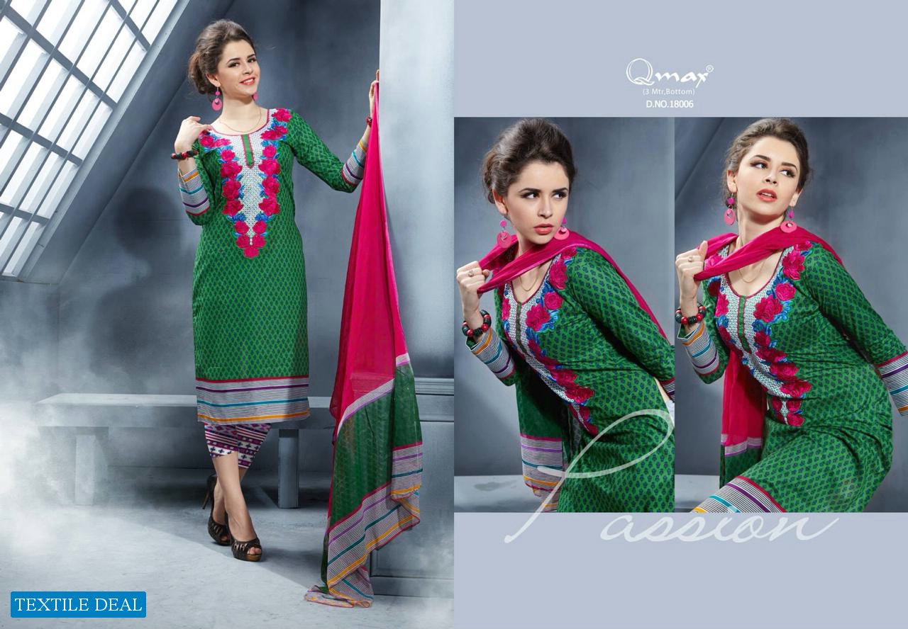 Qmax Cherry Blossom Special offer Printed Dress Material