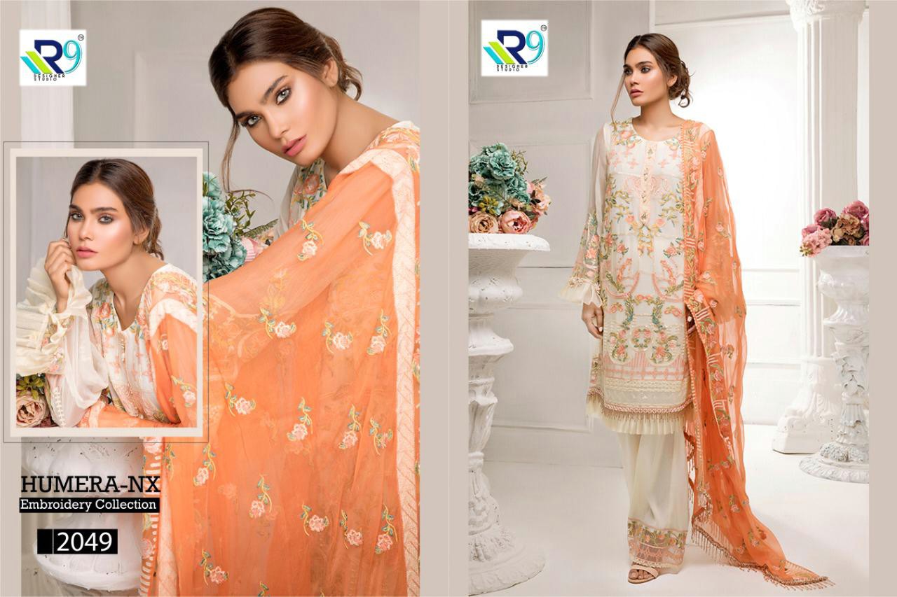 R9 Humera Nx Wholesale Pakistani Dress Material