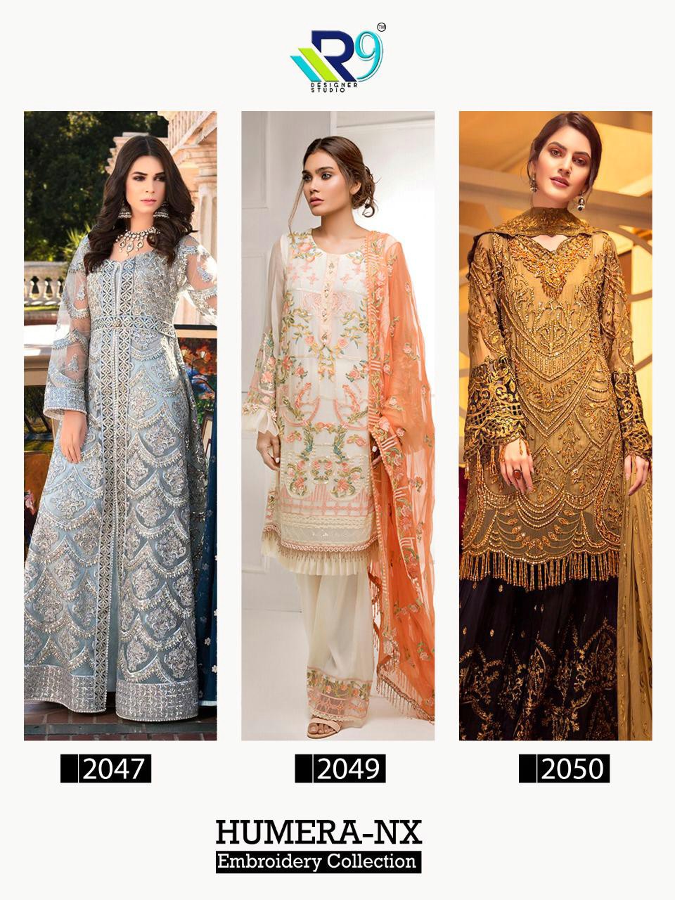 R9 Humera Nx Wholesale Pakistani Dress Material