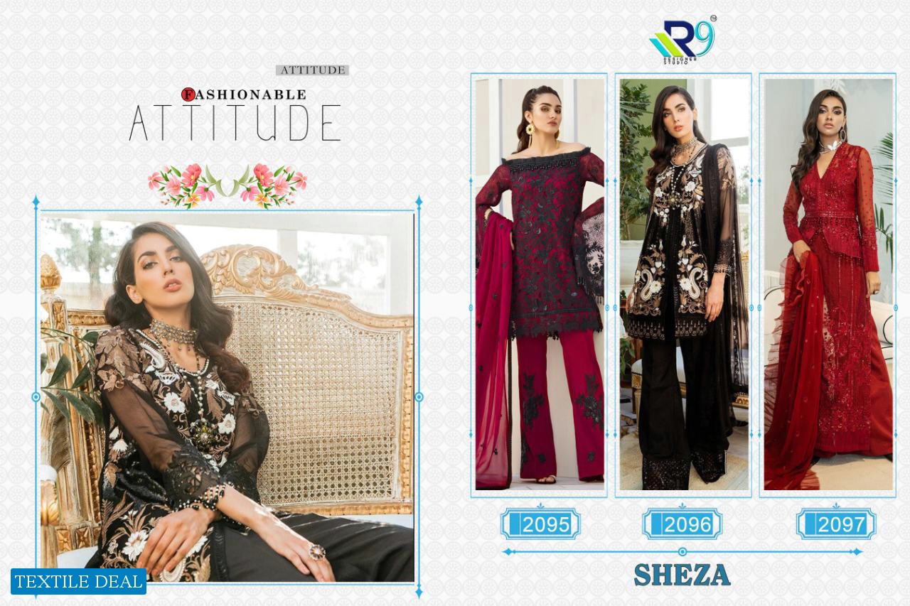 R9 Sheza Wholesale Shopping Pakistani Concept Dress