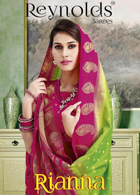 RAINNA BY REYNOLDS SAREE SILK GOOD LOOKING PREETY SAREE CLOTHING STORE IN SURAT