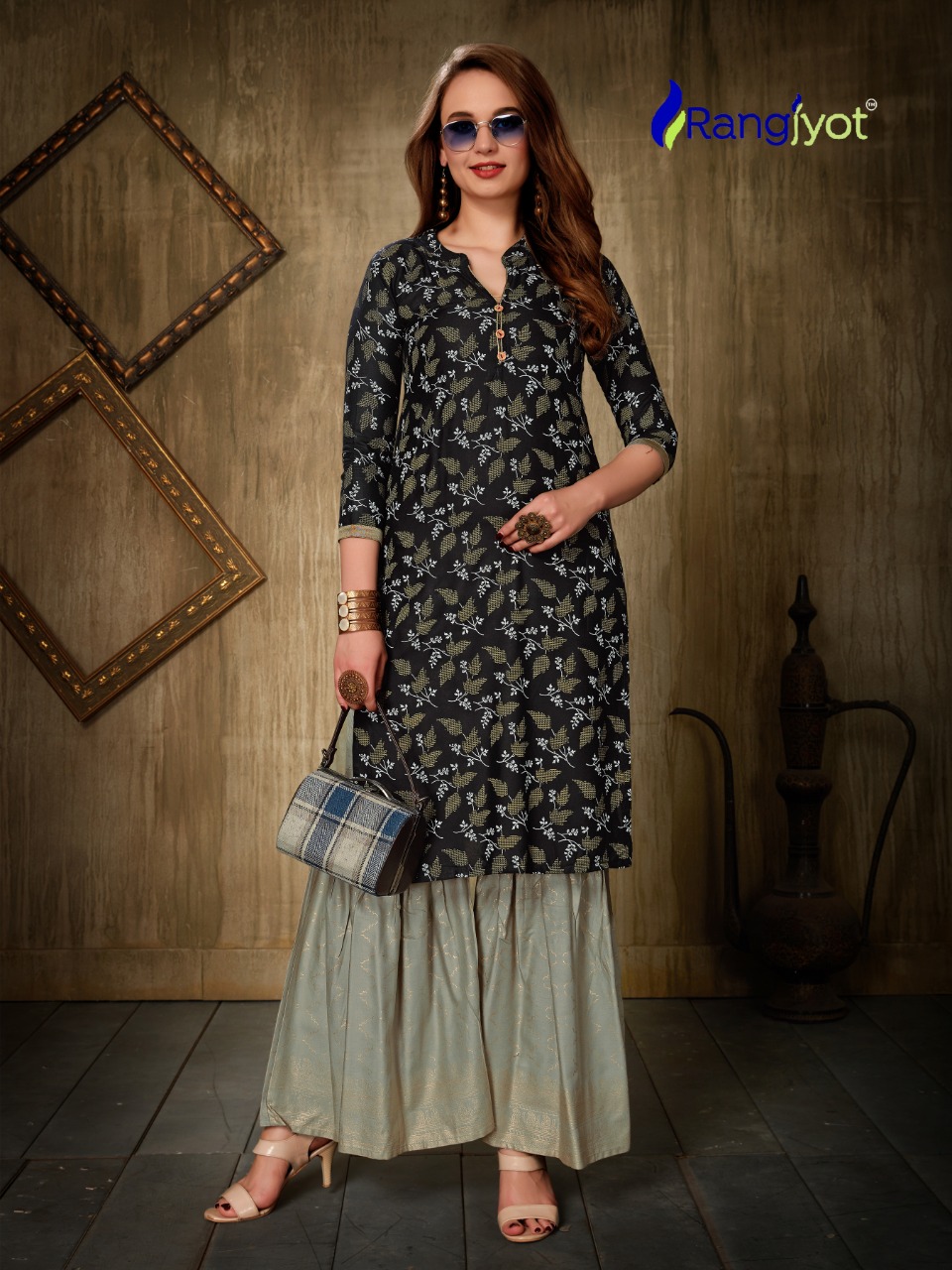 RANGJYOT NAGMA VOL 1 KURTI WITH SHARARA PAIR ETHNIC COLLECTION AT BEST PRICES