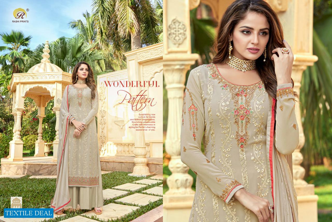 RASHI MAHIRA GEORGETTE WITH EMBROIDERY 441-448 SERIES PARTY WEAR SUIT SELLER