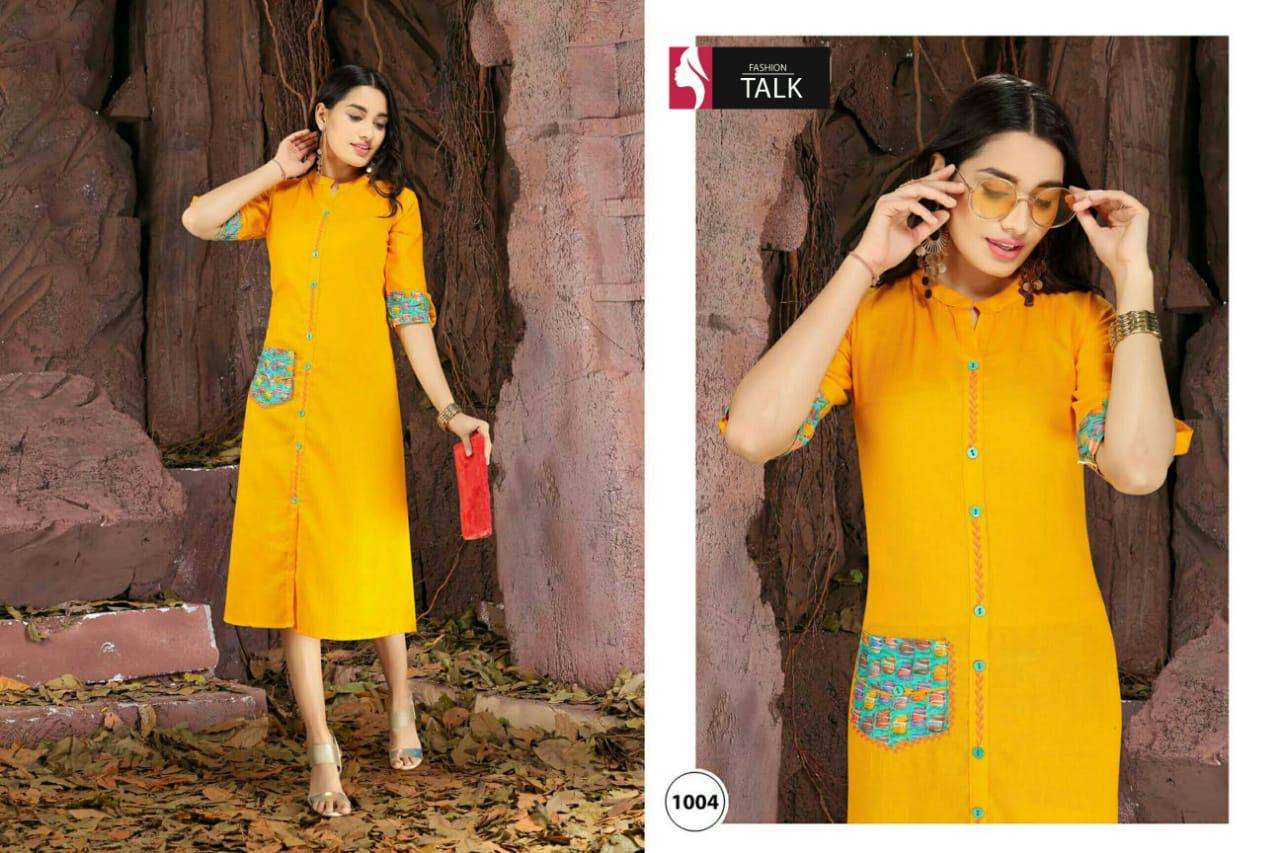 REEWA VOL.2 BY FASHION TALK HEAVY COTTON FLEX KURTI CATALOG COLLECTION