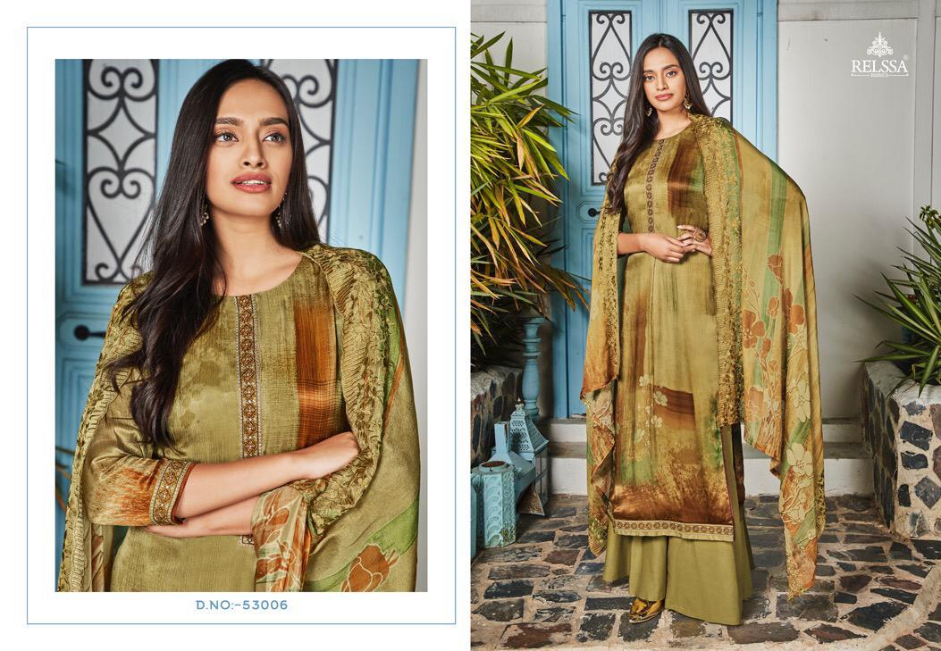 RELSSA SUCHITRA COTTON SILK WITH DIGITAL PRINT LONG SALWAR KAMEEZ AT WHOLESALE RATE
