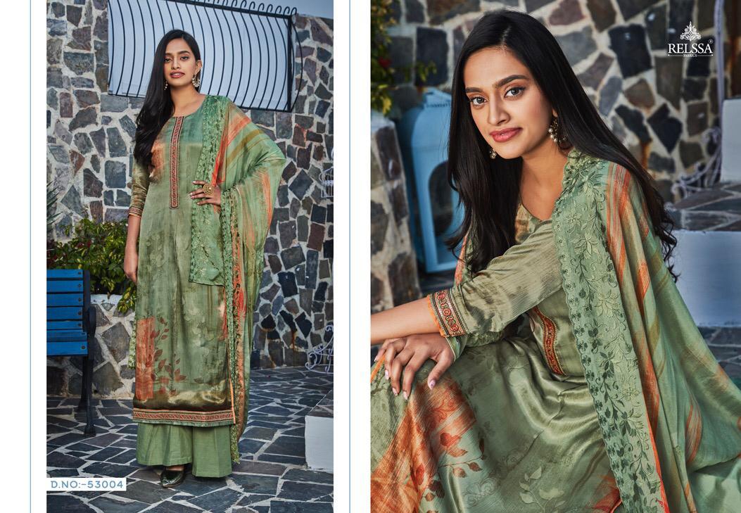 RELSSA SUCHITRA COTTON SILK WITH DIGITAL PRINT LONG SALWAR KAMEEZ AT WHOLESALE RATE