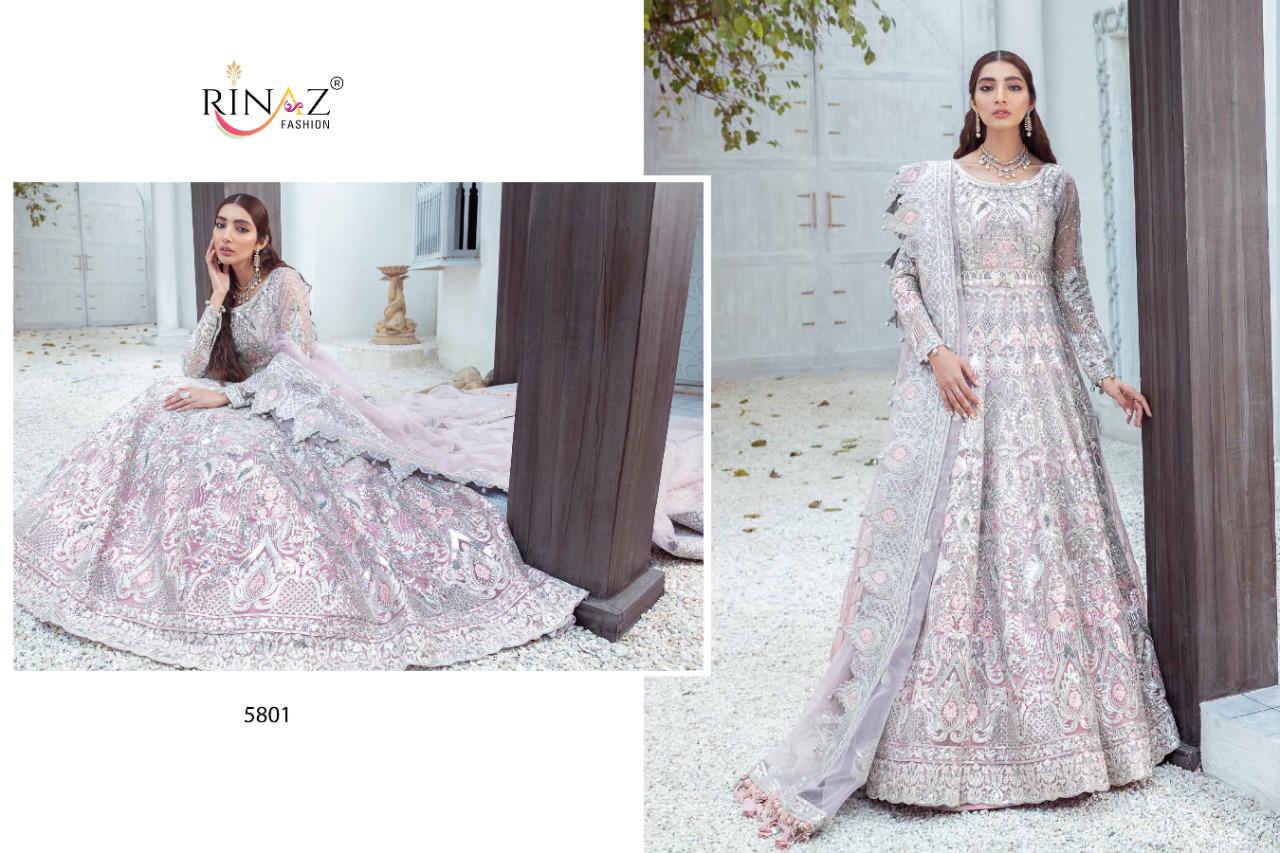RIM ZIM VOL 7 BY RINAZ NET HEAVY EMBROIDERY PARTY WEAR SUITS