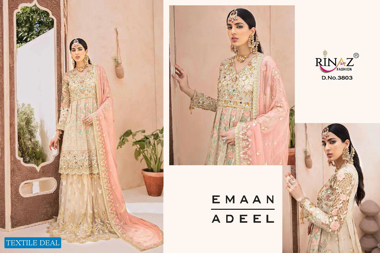 RINAZ EMAAN ADEEL VOL 2 GEORGETTE HEAVY EMBROIDERY PAKISTANI SUITS