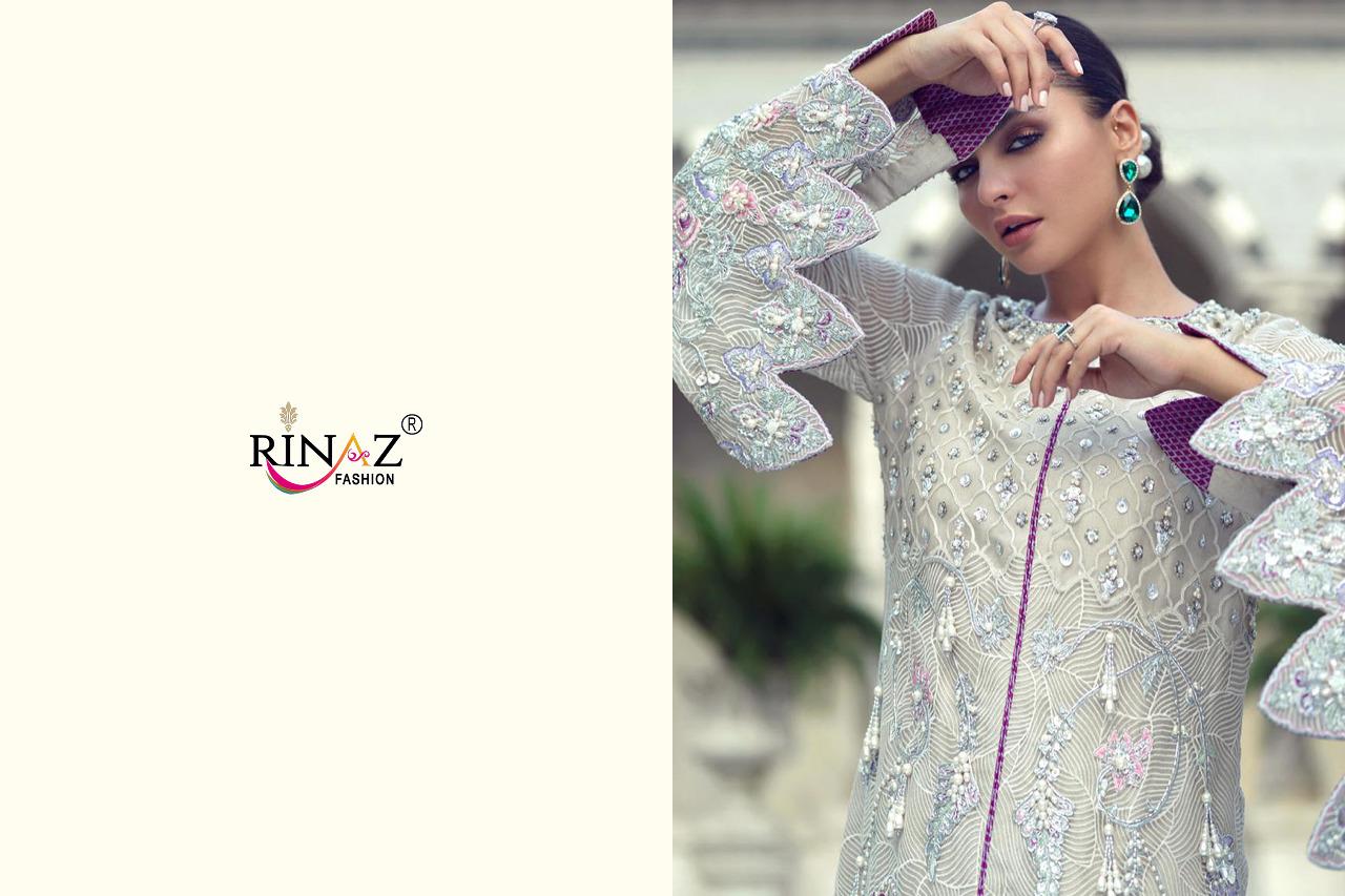 RINAZ FASHION BLOCK BUSTER VOL 5 GEORGETTE WITH EMBROIDERY WORK PAKISTANI SUITS CONCEPT