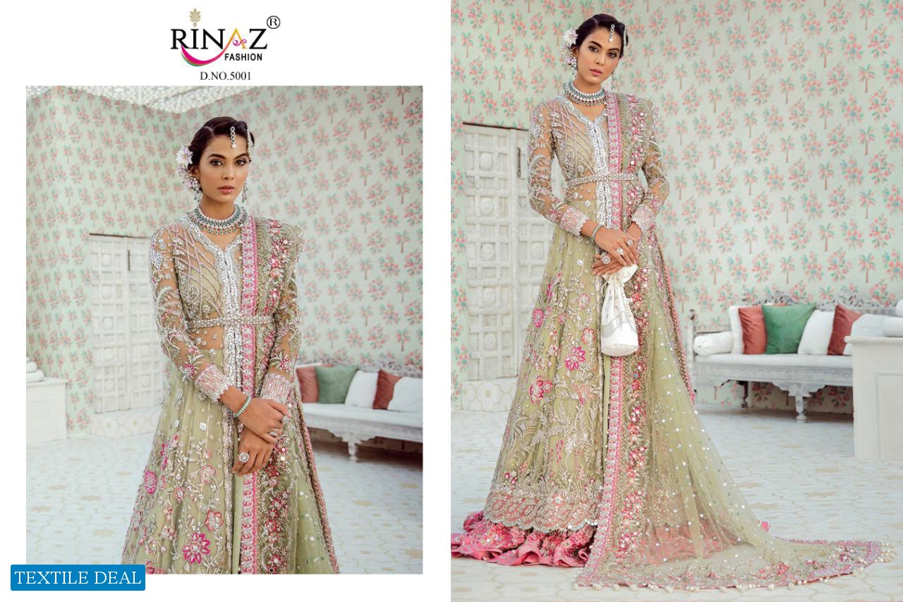 RINAZ FASHION RIM ZIM VOL 4 BUTTERFLY NET WITH EMBROIDERY WORK BRIDAL COLLECTIONS PAKISTANI SUITS