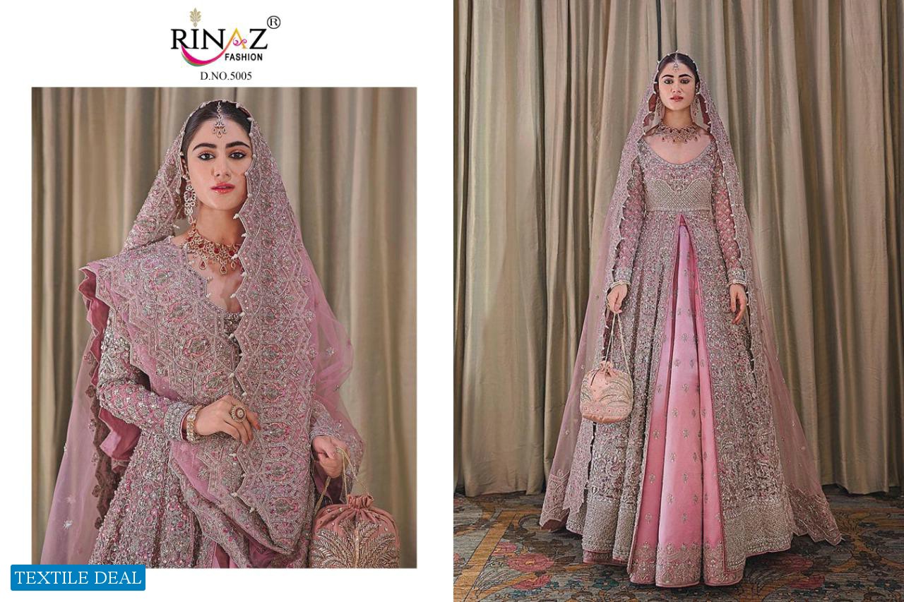 RINAZ FASHION RIM ZIM VOL 4 BUTTERFLY NET WITH EMBROIDERY WORK BRIDAL COLLECTIONS PAKISTANI SUITS