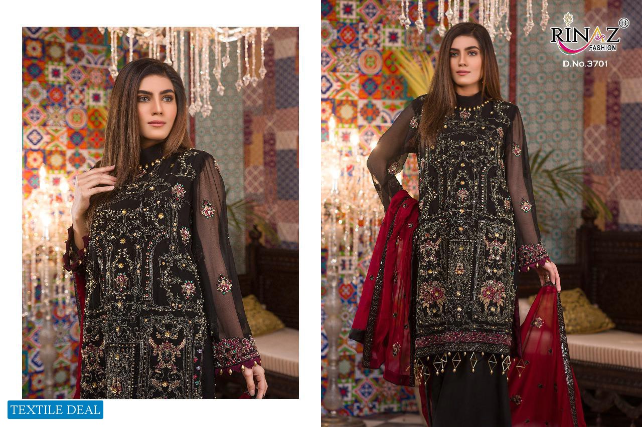 RINAZ FASHION ZEBAISH MAHNOOR GEORGETTE WITH EMBROIDERY EXCLUSIVE PAKISTANI SUITS CONCEPT
