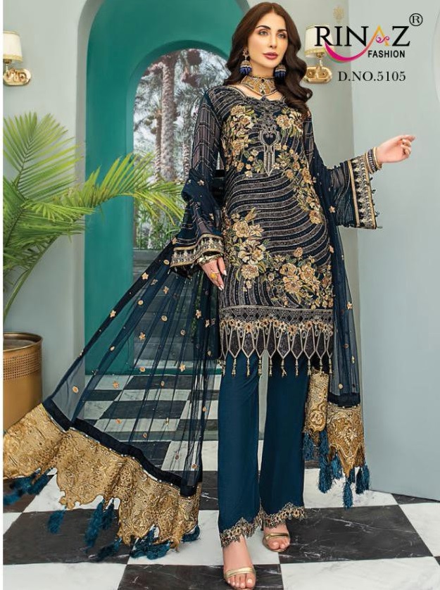 RINAZ MARYAMS GOLD VOL 8 GEORGETTE HEAVY EMBROIDERY PAKISTANI SUITS