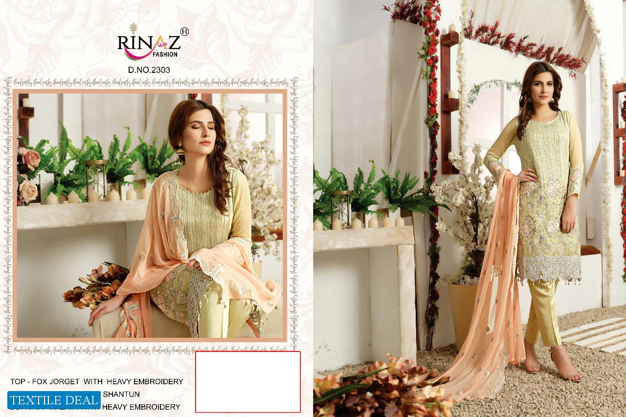 RINAZ SIGNATURE GEORGETTE PAKISTANI SUITS AND SALWAR KAMEEZ