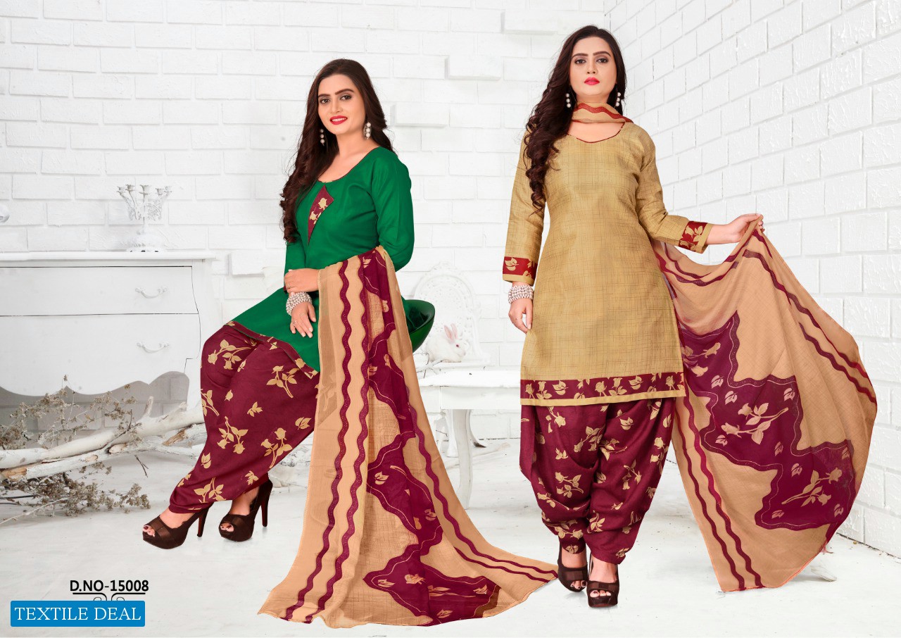 RIna Tina Two Top Vol-15 Wholesale Printed Low range Dress