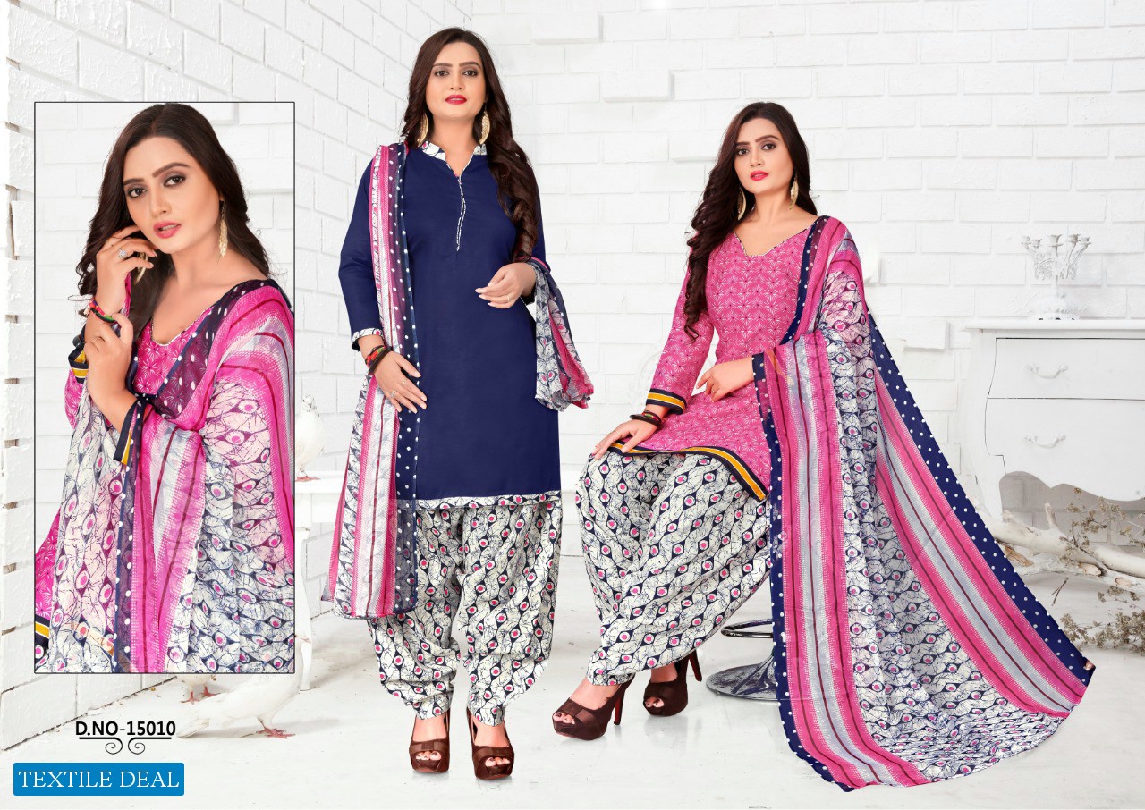 RIna Tina Two Top Vol-15 Wholesale Printed Low range Dress