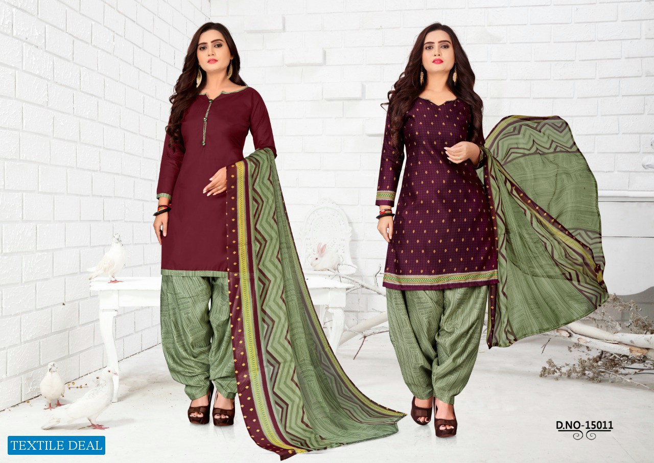 RIna Tina Two Top Vol-15 Wholesale Printed Low range Dress