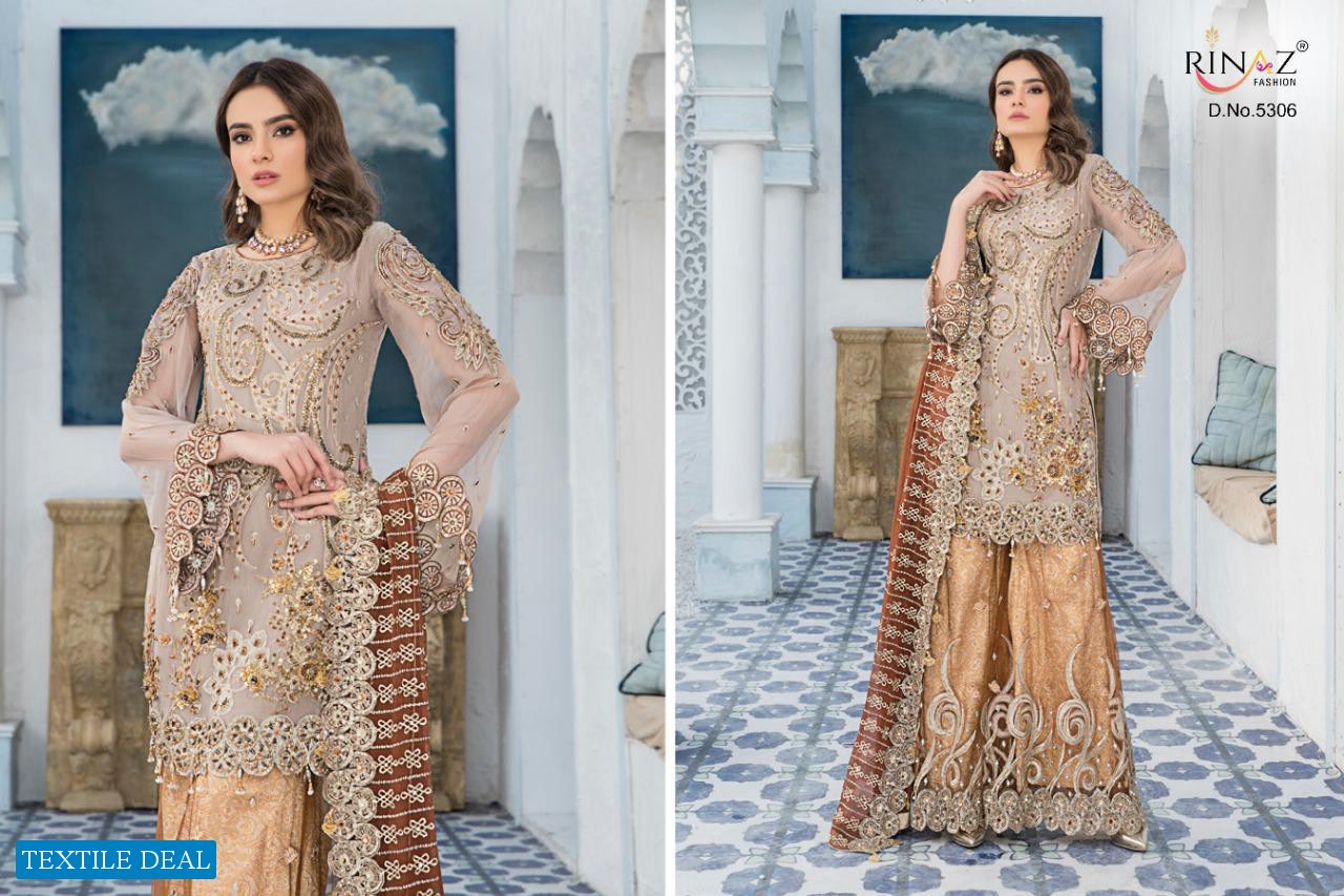 RInaz Maryams Gold Vol-9 Wholesale Pakistani Concept Dress